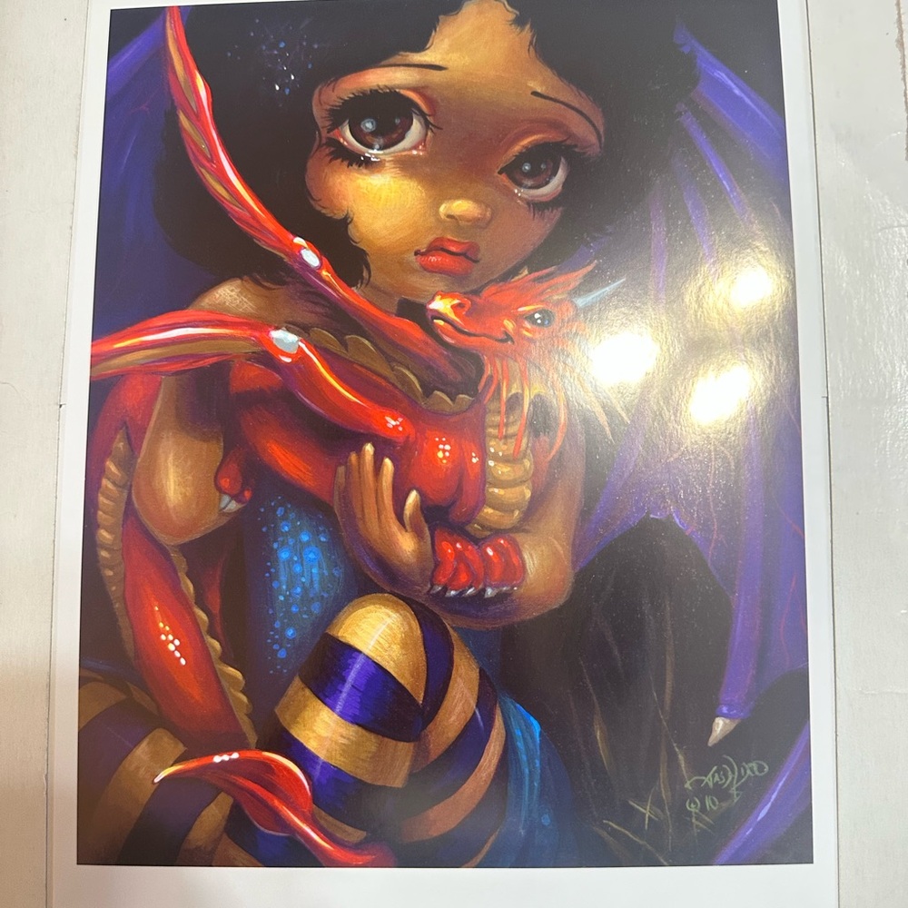 Signed Jasmine becket Griffith art print